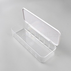 7 Gitter ABS-Kunststoff mit PS-Kunststoff USB-Kabel-Organizer Aufbewahrung verstellbare Trennwände Boxen&nbsp;CON-WH0095-162