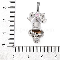 Placcatura a cremagliera in ottone con pendenti in zirconi cubici&nbsp;KK-Q010-15P