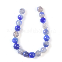 Fili di agata naturale a strisce / fili di agata legati&nbsp;G-Z060-A01-C26
