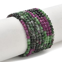 Fili di perle di zoisite color rubino naturale sfumato&nbsp;GG-CBA2E9C-A03-3mm