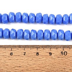 Chapelets de perles en verre opaques&nbsp;GLAA-Q114-01A-B03