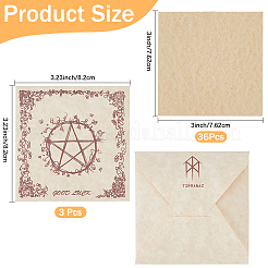 36 Stück Grußkarte aus Papier mit Pentagrammmuster (Tarotkarte).&nbsp;WICR-CN0001-04