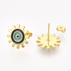Orecchini in ottone&nbsp;EJEW-S201-190B