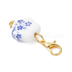 6 pz. 6 decorazioni pendenti in porcellana colorate&nbsp;HJEW-JM03938-02