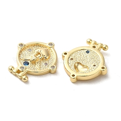 Pendentifs en laiton zircon cubique transparent&nbsp;KK-G481-07G