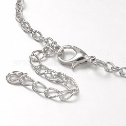 Mode tibetischen Stil Legierung infinity Fußkettchen&nbsp;AJEW-AN00071-03