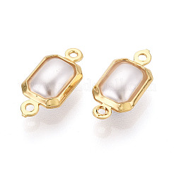 Messing ABS Imitation Perle Verbindungsstück Charms&nbsp;KK-N286-02C-G