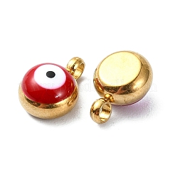 Placcatura ionica (ip) vero oro 18k placcato 201 ciondoli in acciaio inossidabile&nbsp;STAS-L024-020G-01