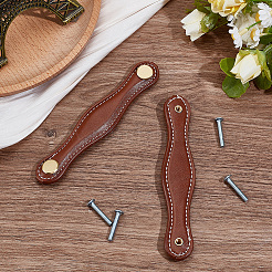 2 Stück Schubladengriffe aus Kunstleder&nbsp;FIND-CL0001-68