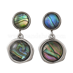 Pendientes colgantes de acero inoxidable 304 para mujer.&nbsp;EJEW-JE07351