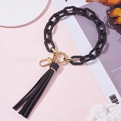 Porte-clés bracelet à maillons de chaîne&nbsp;HJEW-SW00013-05