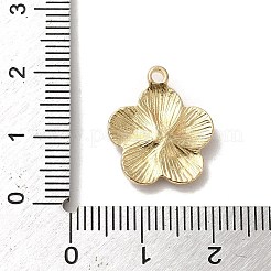 Pendentifs fleurs d'émail en alliage&nbsp;ENAM-A007-03KCG-05
