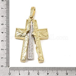 Grandi ciondoli in ottone spaccato&nbsp;KK-CBACA9B-09G