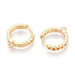 Accessoires de boucle d'oreilles en laiton&nbsp;KK-N267-34G