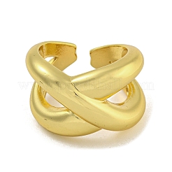 Manschettenringe aus Messing für Damen&nbsp;RJEW-E294-03G-01