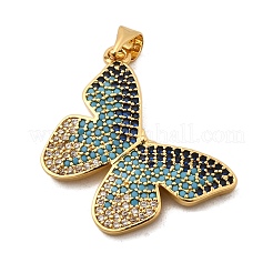 Colgante micropavé cubic zirconia de latón&nbsp;KK-I360-023G-01-1