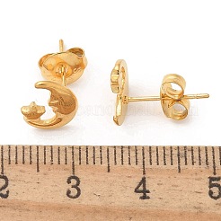 Orecchini a bottone in acciaio inossidabile 304 per donna&nbsp;STAS-Z117-17G-03