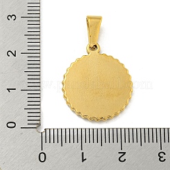 Placcatura ionica (ip) ciondoli in acciaio inossidabile smaltato 304&nbsp;STAS-R231-19C-G