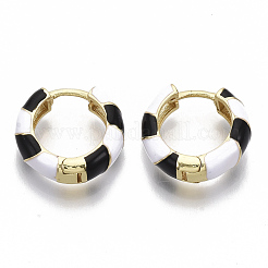 Laiton Huggie boucles d'oreilles&nbsp;EJEW-S209-04A