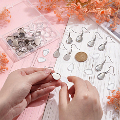 DIY-Ohrring-Sets für tropfenförmige Hängeohrringe aus Edelstahl 304&nbsp;EJEW-UN0003-33