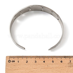 Religion 201 Edelstahl-Armreife für Damen&nbsp;LS-BJEW-F507-02P