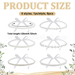 6 catenella per cappello in poliestere&nbsp;HJEW-OC00360