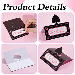 72 Stück 4 Stile Tischkarten-Sets aus Papier&nbsp;DIY-BC0016-97