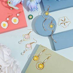 Kits de pendientes de flores para hacer uno mismo&nbsp;DIY-SC0014-44