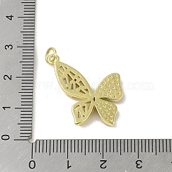 Pendenti in zirconi cubici trasparenti in micro pavè di ottone&nbsp;KK-E111-09G