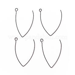 Pendientes de acero inoxidable 316 con revestimiento iónico (IP)&nbsp;X-STAS-B025-02B