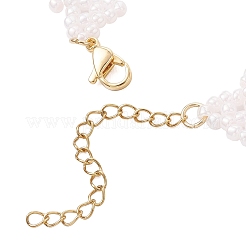 Bracelets à maillons en perles de rocaille en verre pour femmes&nbsp;BJEW-MZ00207-03