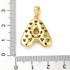 Colgante micropavé cubic zirconia de latón&nbsp;KK-E061-03G-01