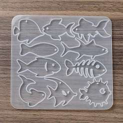 Fisch-Ozean-Thema DIY Anhänger Silikonformen&nbsp;DIY-G102-01D