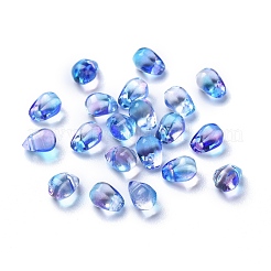Charms in vetro trasparente&nbsp;GLAA-O017-02