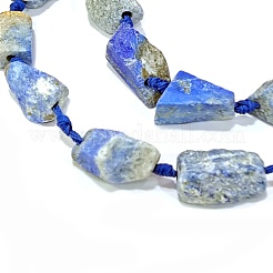 Natürlicher Lapislazuli Perlenstränge&nbsp;G-G697-E09-01