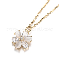 304 Edelstahl-Strass-Schmucksets&nbsp;SJEW-H301-11G