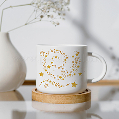 Selbstklebende Siebdruckschablone&nbsp;DIY-WH0338-305