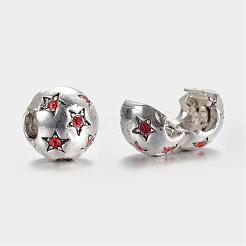 Ottone rhinestones chiusure europee&nbsp;PDLC-K001-04-AS