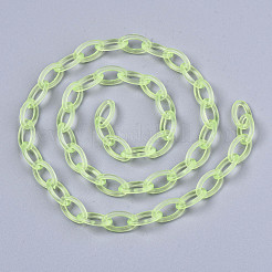 Chaînes de câble en plastique ABS transparent faites à la main&nbsp;KY-S166-001G
