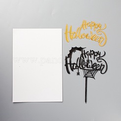 Acryl-Halloween-Kuchen-Einsatzkartendekoration&nbsp;X-DIY-H109-10