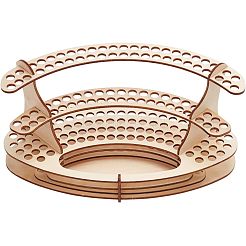 Abnehmbare Holzständer für Zeichenstifte&nbsp;DIY-WH0488-60