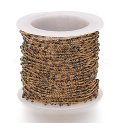 Catene a maglie in acciaio inossidabile 304 placcate ioni (ip)&nbsp;CHS-I008-01G-06