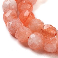 Hilos de abalorios de jade blanco natural&nbsp;G-H028-A09-14