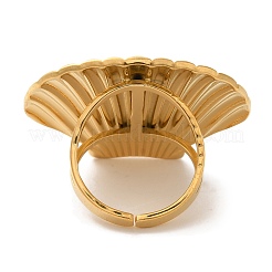 Ionenplattierung (IP) 304 Edelstahl-Fingerringe&nbsp;RJEW-C109-02G