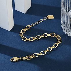 Messing Kabelkette Armbänder&nbsp;BJEW-H537-13G