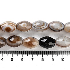 Brins de perles d'agate pour les yeux naturels&nbsp;G-NH0019-D03-02