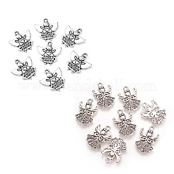 40 pz 2 stili pendenti in lega di stile tibetano&nbsp;TIBEP-FP0001-05