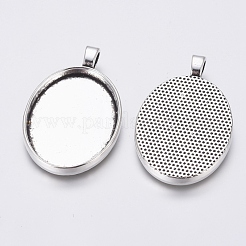Pendente in lega basi per cabochon&nbsp;PALLOY-2421-AS-LF