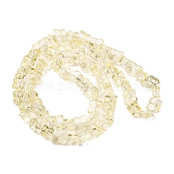 Chapelets de perles en verre transparente  &nbsp;GL-CBAAE04-01J