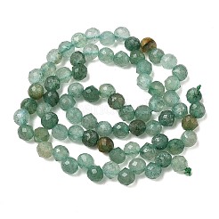 Perles vertes naturelles quartz fraise brins&nbsp;GG-NH0019-A01-6mm